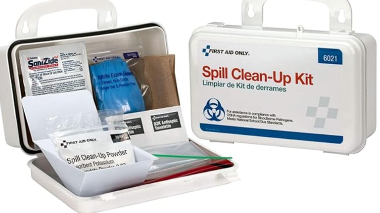 Body Fluid Clean Up Kit in Weatherproof Plastic Case