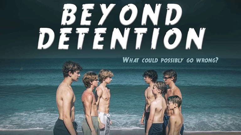 a poster of a movie poster about a group of boys