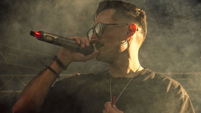 Fotografía profesional de concierto Rumbecu