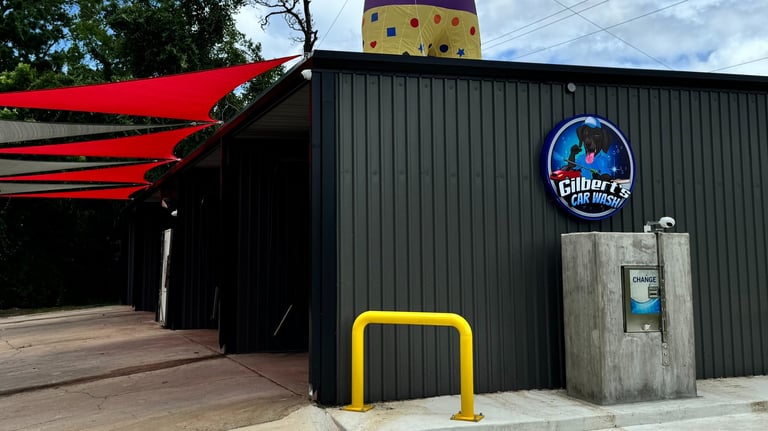 Innovative car wash design