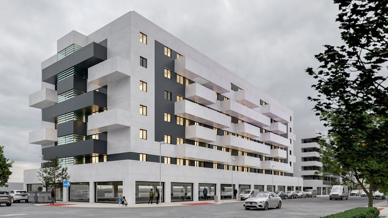residential building render