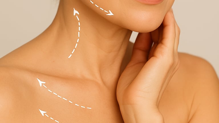 Rejuvenecimiento médico en manos, escote y cuello con resultados naturales