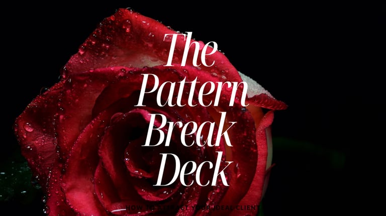 The Pattern Break Deck Game