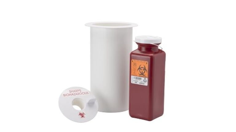 Sharps Container, Counter Mount