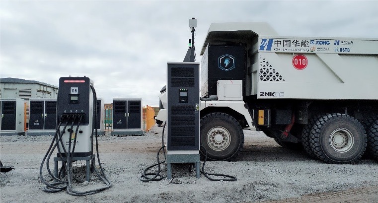 Heavy duty trucks charging