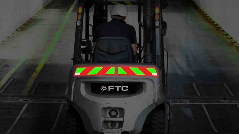 Forklift safety lights