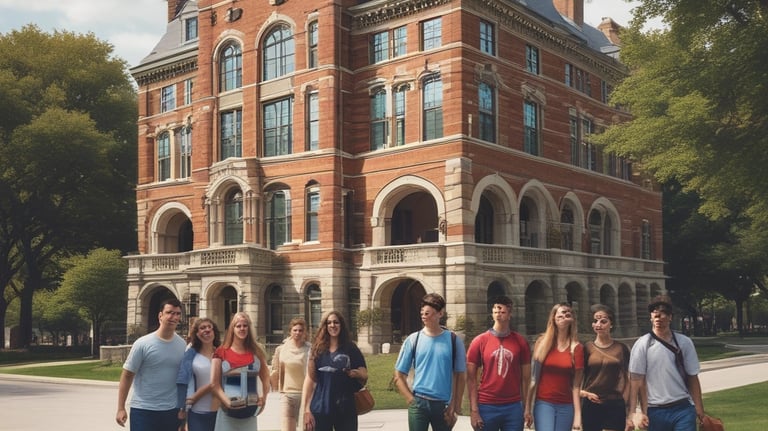 people in front of white concrete building during daytime