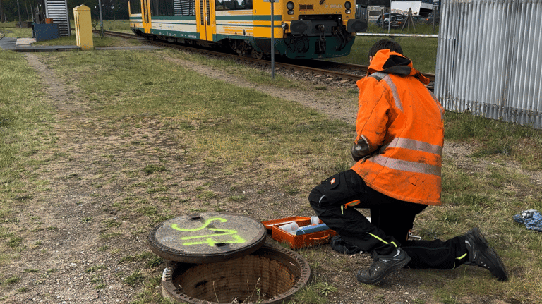 Wir prüfen einen Ölabscheider