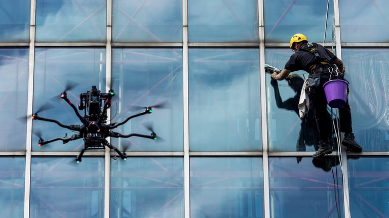 DRONE WINDOW CLEANING SOUTH FLORIDA 