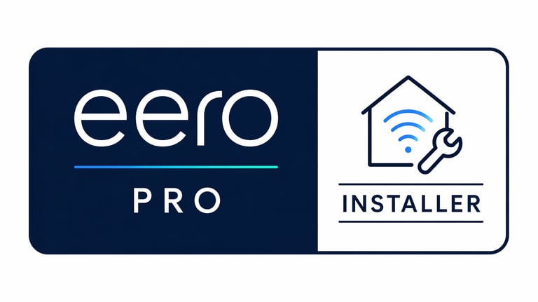 ertified eero Pro installer for advanced mesh Wi-Fi networks.