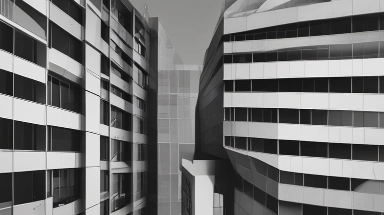 low angle view photography of a gray building