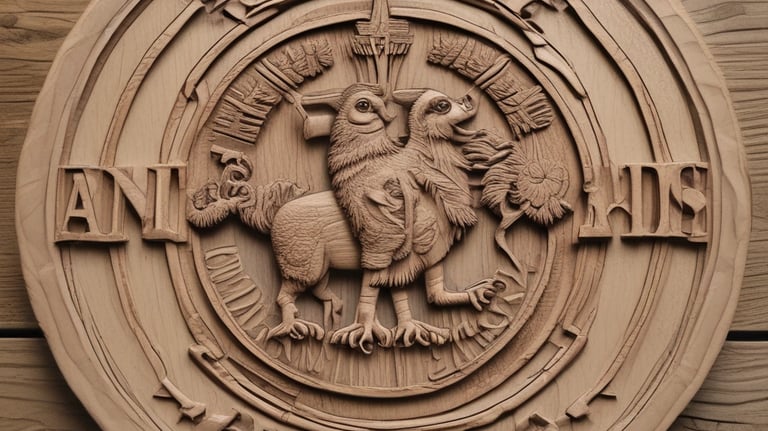 A curved facade covered in white latticework