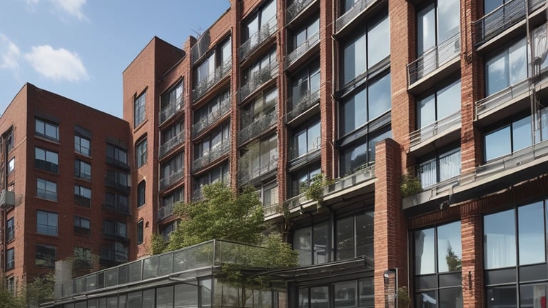 low angle view photography of a gray building