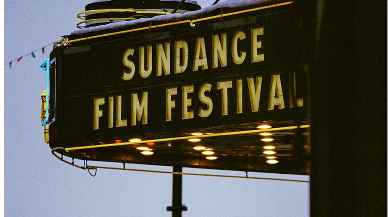 Sundance Film Festival marquee sign — film festival strategy and representation AV Digital C