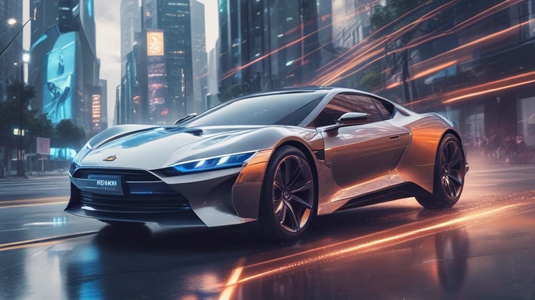 A sleek workspace showing AI tools streamlining productivity.