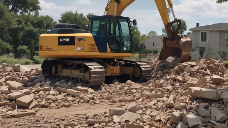 A curved facade covered in white latticework