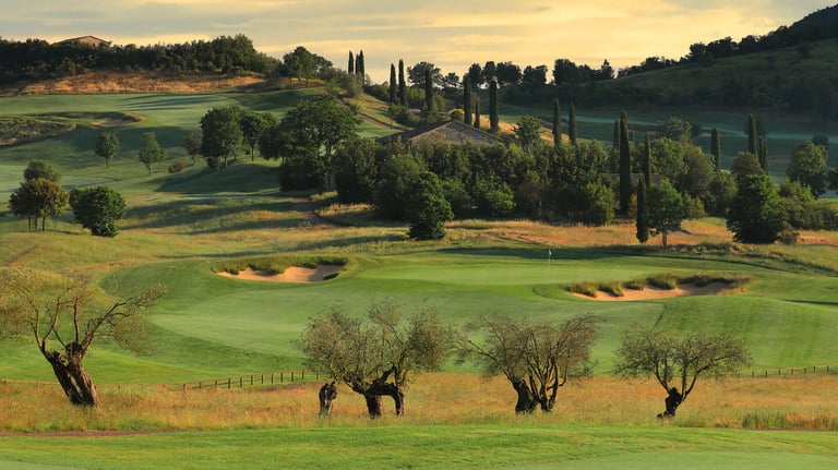 golf course on a holiday curated by Francesco Luxury Travels Villas Weddings