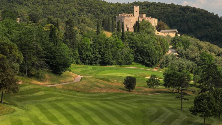 golf course in Italy on a holiday curated by Francesco Luxury Travels Villas 
