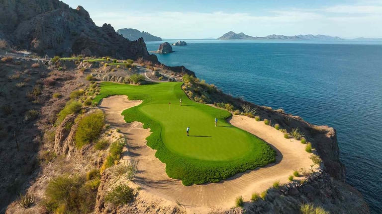 golf course on a holiday curated by Francesco Luxury Travels Villas Weddings
