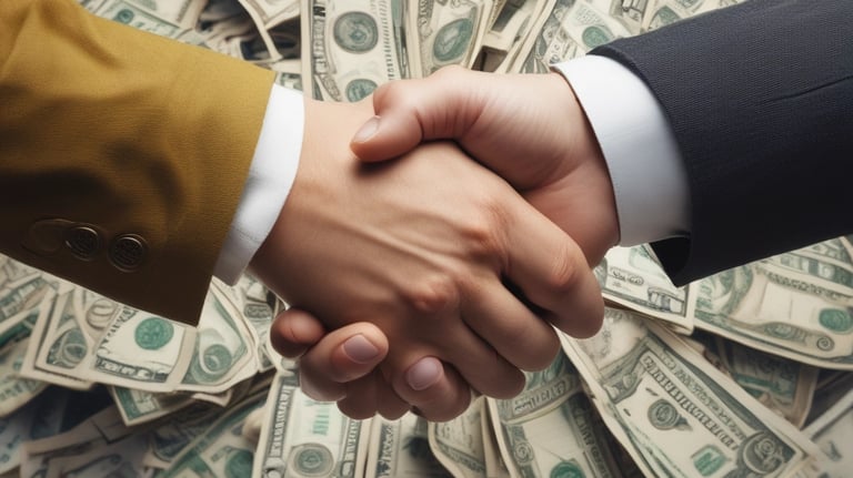 human hand neon signage