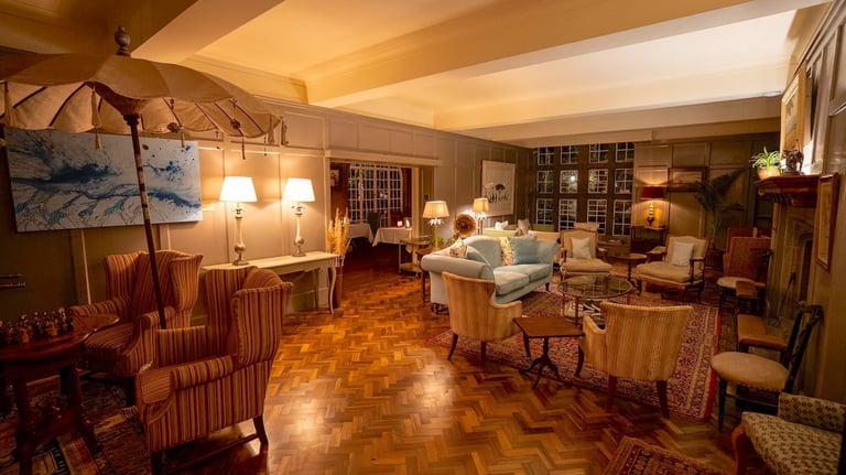 Giraffe Manor Kenya Historic Manor living area