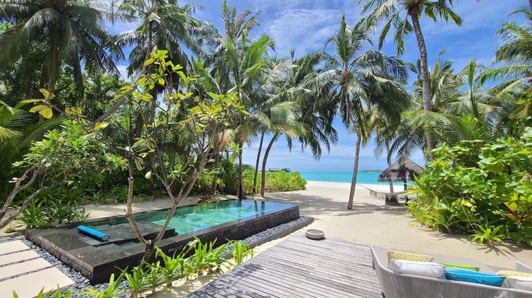 One & Only Reethi Rah Maldives beach villa