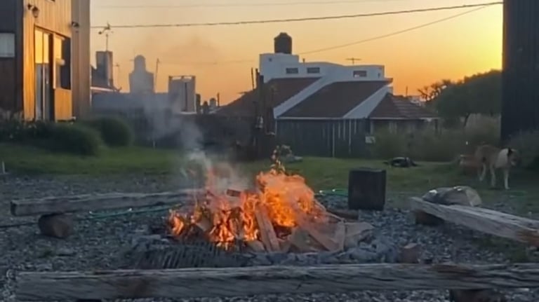 Fogón bajo las estrellas