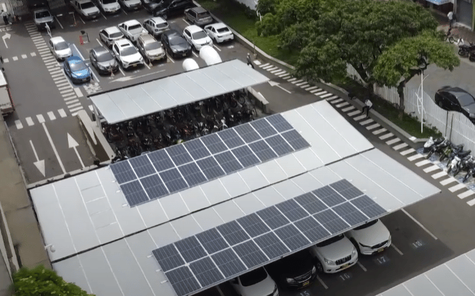 Proyecto paneles solares gobernación del valle