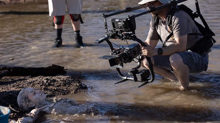 Brent Peterson Camera Gimbal on Made for Her Production