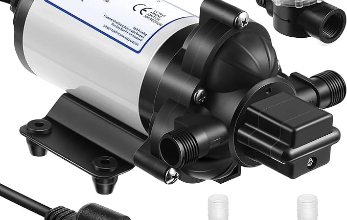 115v pump (household plug in) great for rain barrels