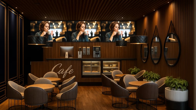 Diseño de interiores estilo cinematografico