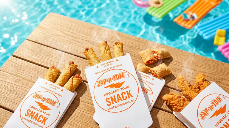 Zap-n-Tote microwave crisper sleeve for hot pockets and snacks