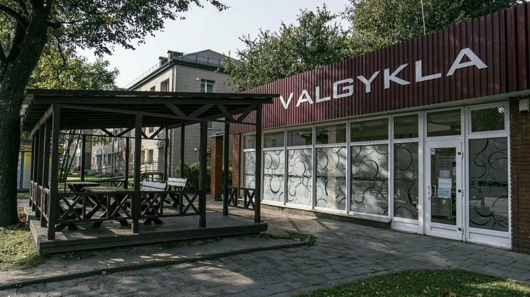 valgykla, maitinimas Biržuose