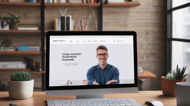 A professional coach guiding a client in a serene environment.