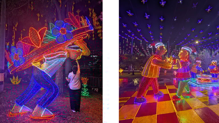 où voir les illuminations de noel à medellin