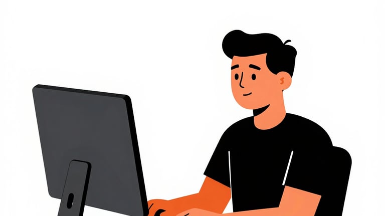 man enjoying passive income