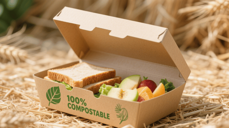 Disposable lunch box