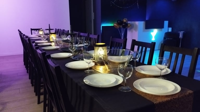 zdjęcie przygotowanego lokalu fosa 26 do imprezy