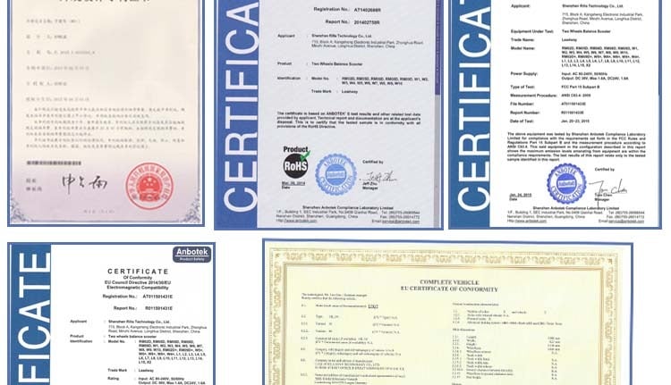 electric scooter certification