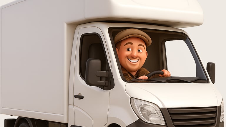 man with a van