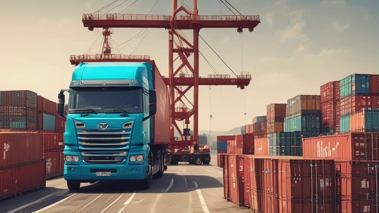 A bustling market scene showcasing retail partnerships.