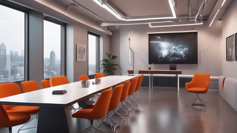 A creative team brainstorming marketing strategies.