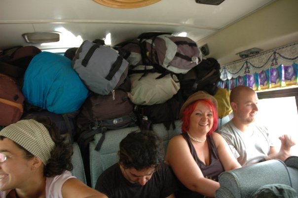 on the bus from Phnom Penh to Siem Reap, , Cambodia