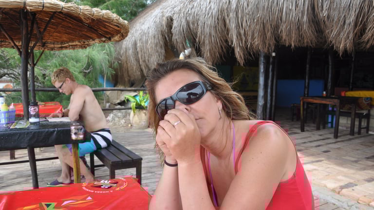Fatima's restaurant, tofo beach, Praia do tofo, Mozambique