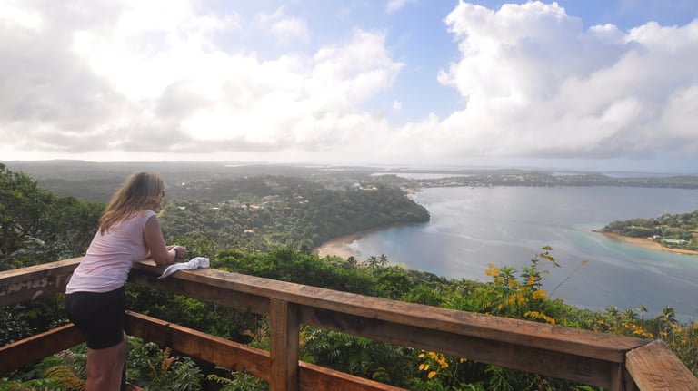 View from Mount Talaui, Neiafu, Vava'u, The Kingdom of Tonga