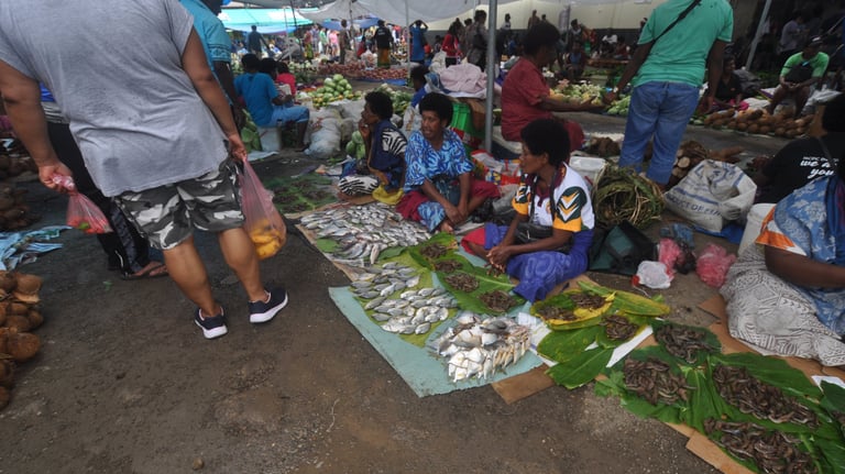 suva fish market, fiji