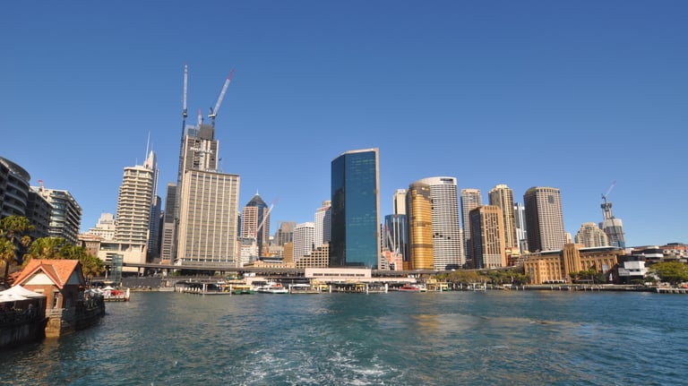 CBD Sydney Sydney from the Manly ferry, Sydney, australia
