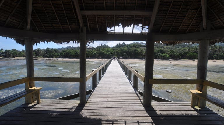 Baravi beach jetty, Fiji