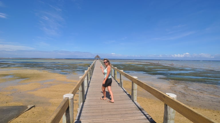 Baravi beach jetty, Fiji