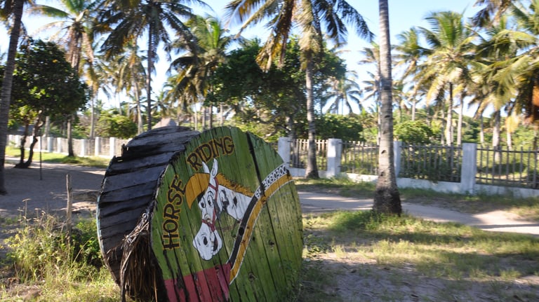 Horse riding at Tofo Beach, Praia do Tofo, Mozambique
